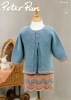 Knitting Pattern - Peter Pan P1274 - Merino Baby DK - Dress & Cardigan